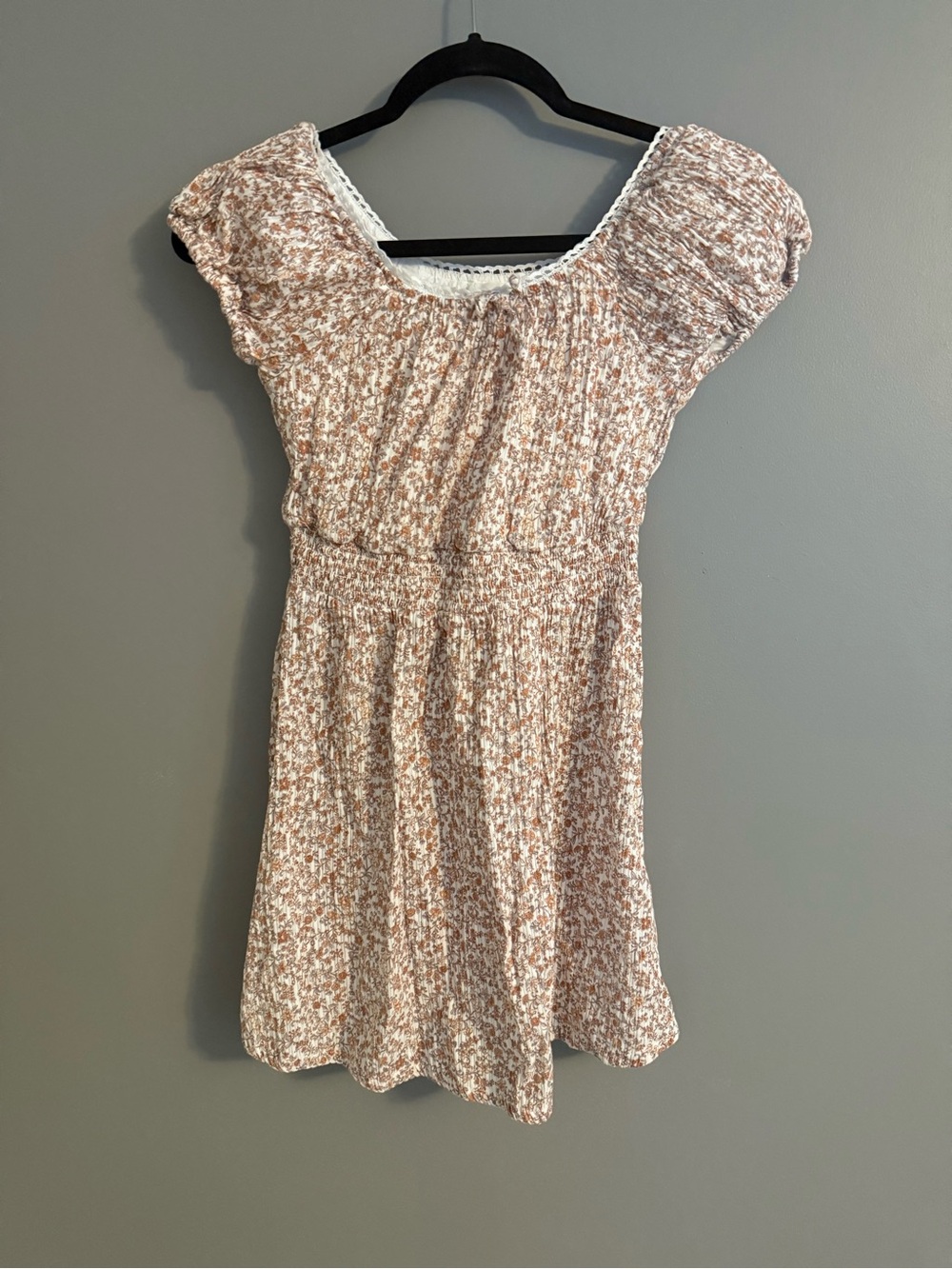 Cat & Jack Pink Floral Smocked Casual Dress